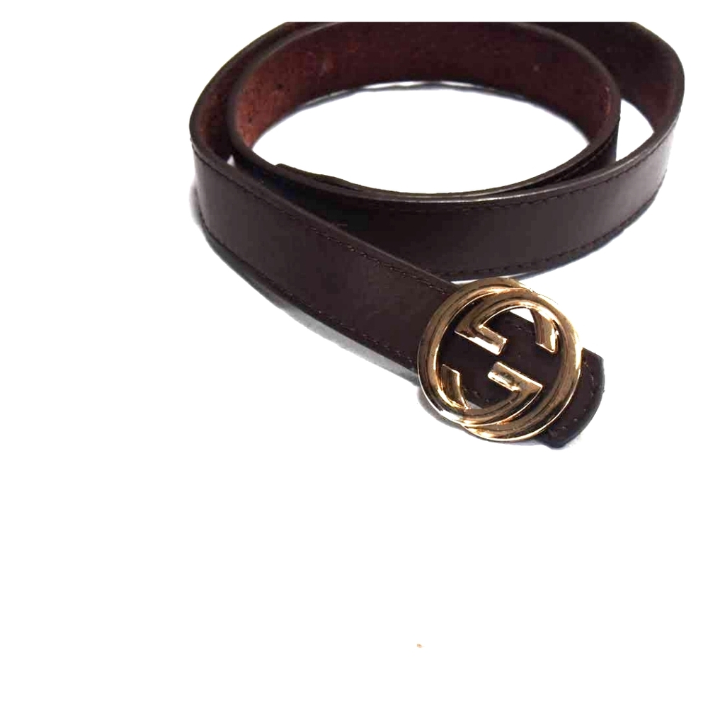Gucci belt interlocking G